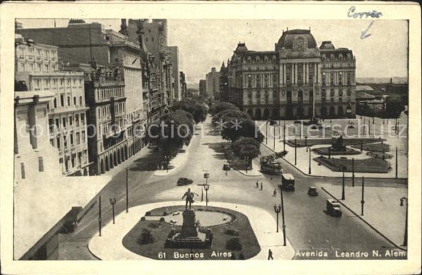 Buenos Aires Avenida Leandro N. Alem Autos