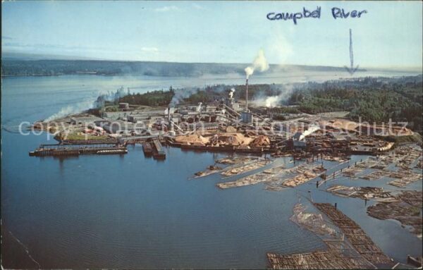 Campbell River Fliegeraufnahme