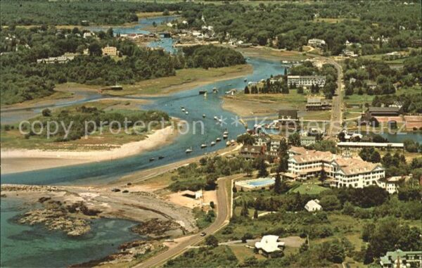 Maine Fliegeraufnahme Kennebunk River and Por
