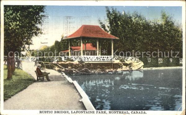 Montreal Quebec Rustico Bridge La Fontaine Park