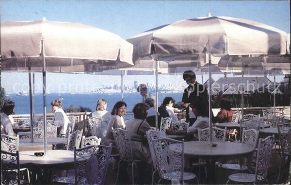 Sausalito Alta Mira Hotel Terrasse
