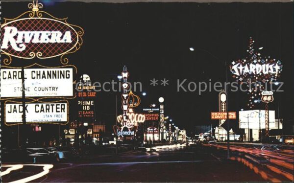 Las Vegas Nevada The Fabulous Strip at Night