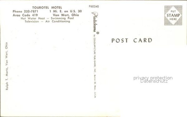 Van Wert Ohio Tourotel Motel – Bild 2