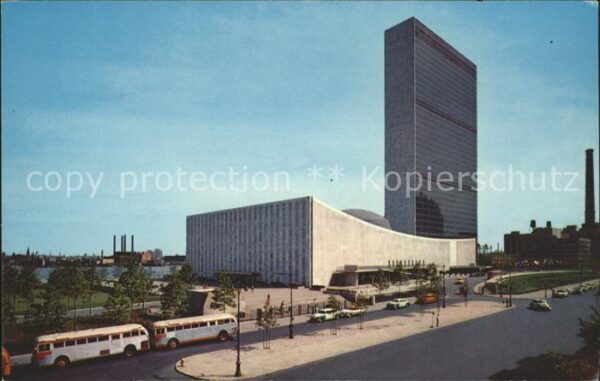 New York City United Nations Buildings Bus