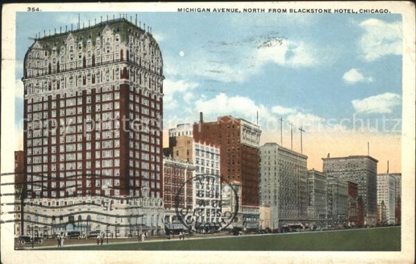 Chicago Illinois Michigan Avenue Blackstone Hotel