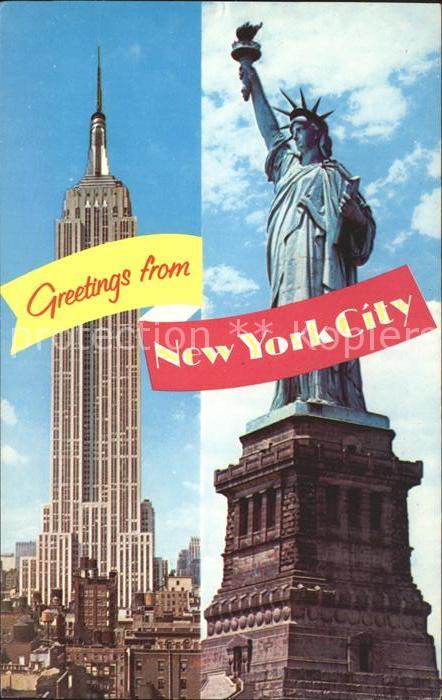 New York City Liberty Empire State Building