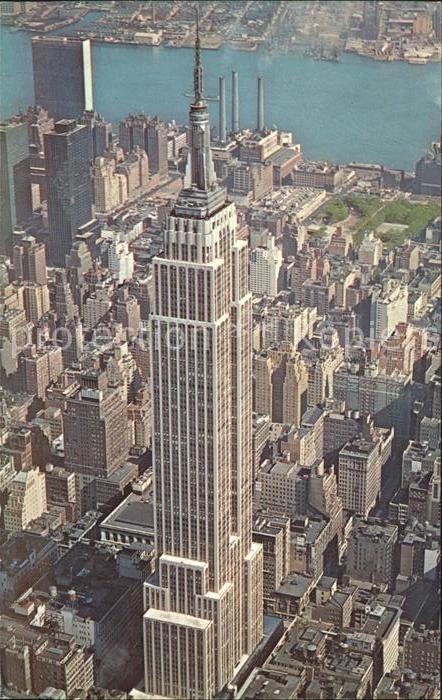 New York City Fliegeraufnahme Empire Stat Building Sk