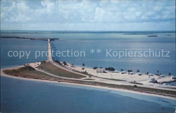 Florida Keys Fliegeraufnahme Bahia Honda Bridge