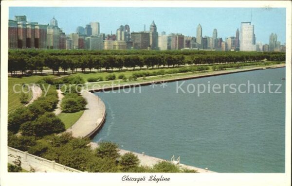 Chicago Illinois Skyline Michigan Avenue