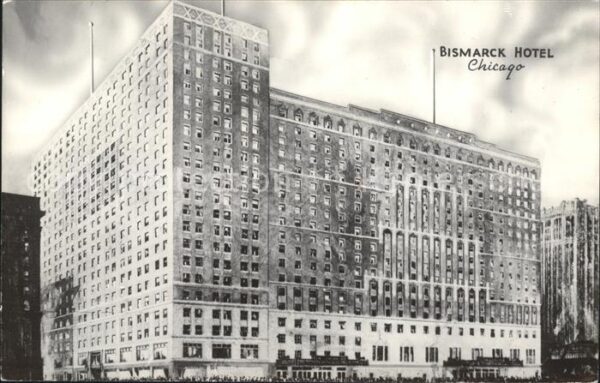Chicago Illinois Bismarck Hotel