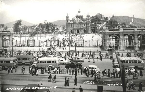 Mexico City Basilica de Guadalupe Busse Autos