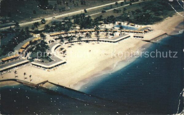Boca Raton Hotel and Club Beach aerial view