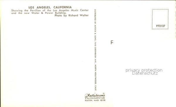 Los Angeles California Pavilion of Music Center Water and Powe – Bild 2
