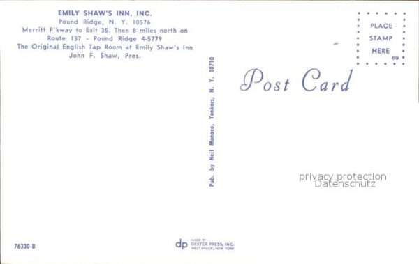 Pound Ridge Emily Shaws Inn Restaurant – Bild 2