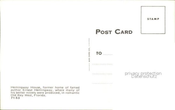 Key West Hemmingway House Author Ernest Hemmingw – Bild 2