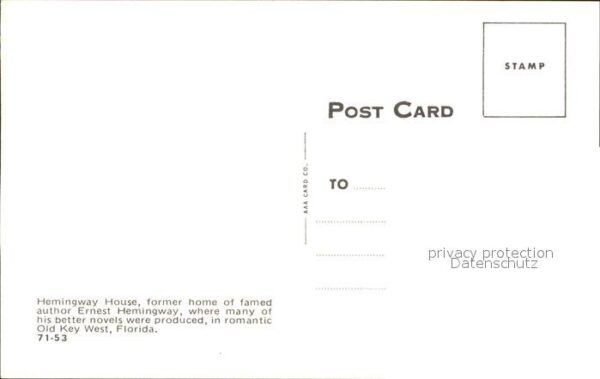 Key West Hemmingway House Author Ernest Hemmingw – Bild 2