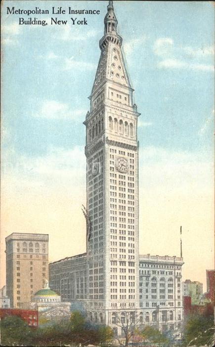 New York City Metropolitan Life Insurance Building Sk