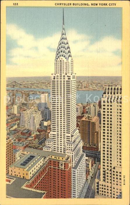 New York City Chrylser Building Skyscraper