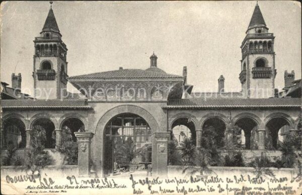 St Augustine Hotel Ponce de Leon Main Entrance