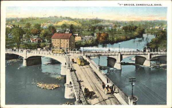 Zanesville Ohio Y Bridge