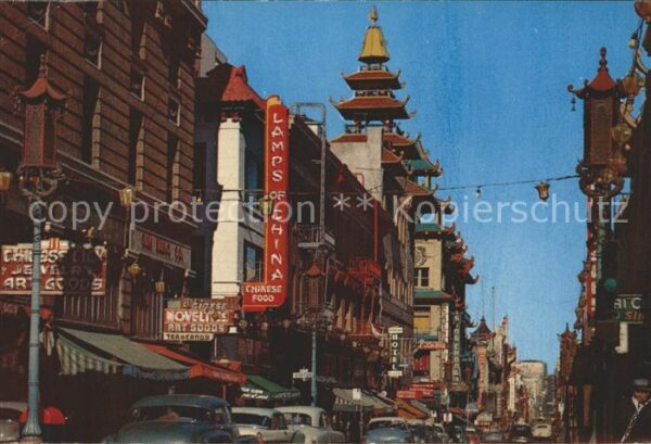 San Francisco California Grant Avenue Chinatown
