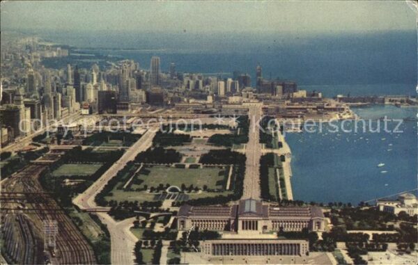 Chicago Illinois Lake Shore Drive Park Beach Yacht ancho