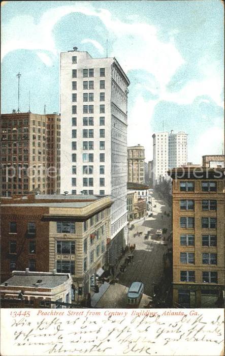 Atlanta Georgia Peachtree Street from Century Building