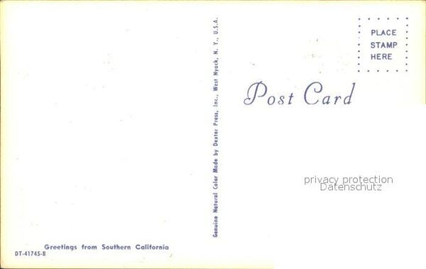 California US-State Map of Southern California Landkarte – Bild 2