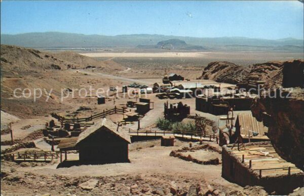 Barstow California Calico Ghost Town Silver producing camp