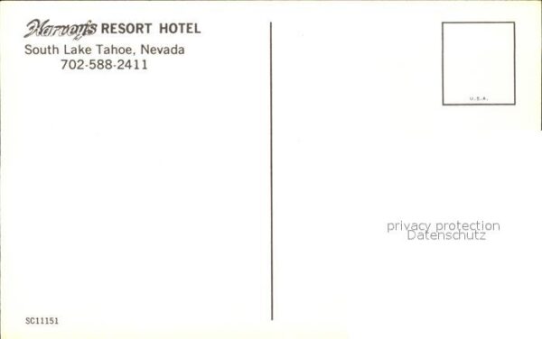 South Lake Tahoe Harveys Restort Hotel – Bild 2