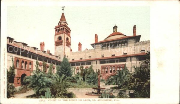 Saint Augustine Florida Court of the Ponce de Leon