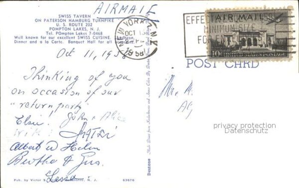 Pompton Lakes Swiss Tavern Paterson hamburg Turnpike – Bild 2