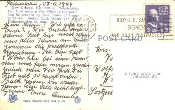 Philadelphia Pennsylvania General Post Office – Bild 2