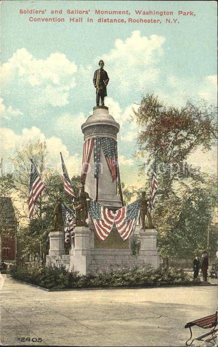 Rochester New York Soldiers and Sailors Monument Washingto