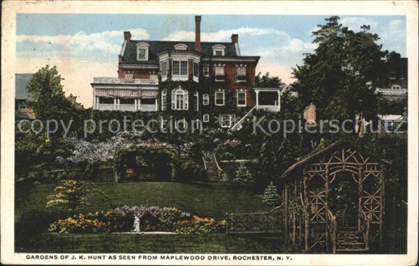 Rochester New York Gardens of J.K. Hunt Maplewood Drive