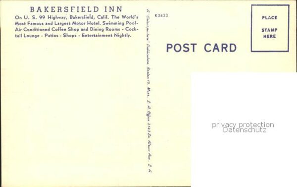 Bakersfield California Bakersfield Inn Motel – Bild 2
