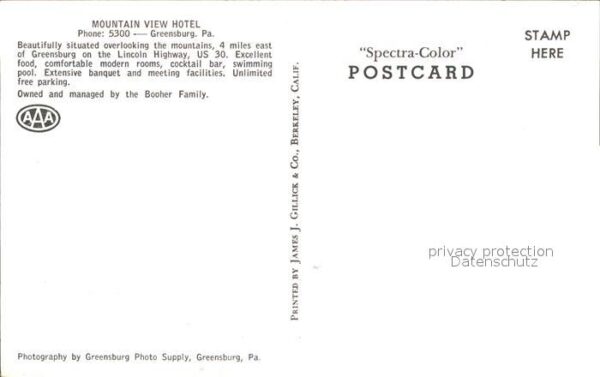 Greensburg Pennsylvania Mountain View Hotel – Bild 2