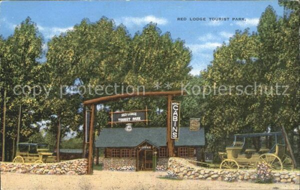 Red Lodge United States Tourist Park on Beertooth Highway near