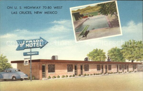 Las Cruces New Mexico Del Prado Motel Swimming Pool