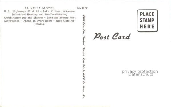 Lake Village Arkansas La Villa Motel – Bild 2