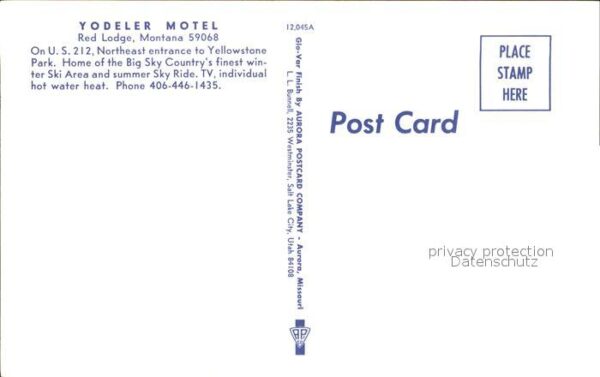 Red Lodge United States Yodeler Motel – Bild 2