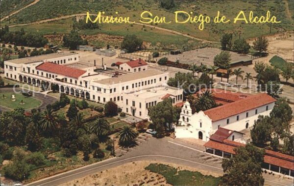 San Diego California Mission San Diego de Alcala founded in