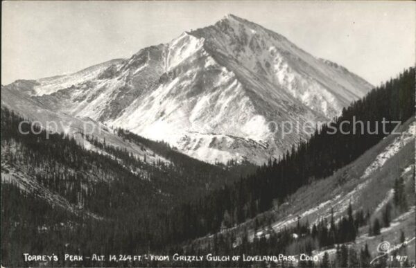 Georgetown Colorado Torreys Peak Grizzly Gulch of Loveland