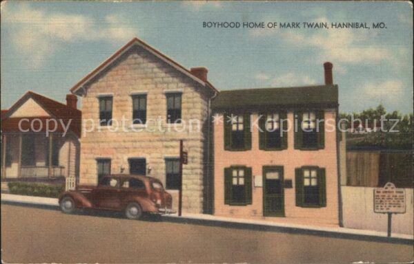 Hannibal Missouri Boyhood Home of Mark Twain