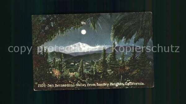 California US-State San Bernardino Valley from Smiley Heigh