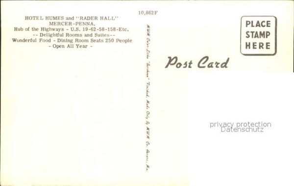 Mercer Pennsylvania Hotel Humes and Rader Hall – Bild 2