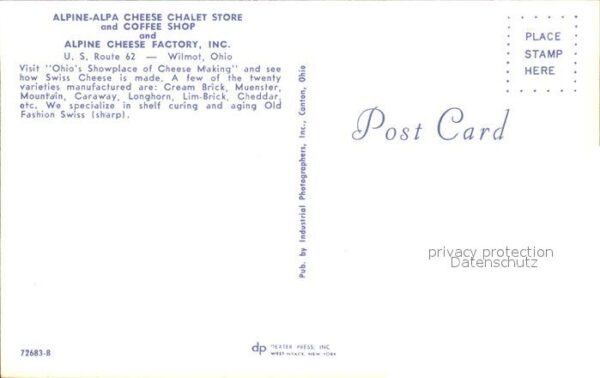Wilmot Ohio Alpine Alpa Cheese Chalet Store Coffee – Bild 2
