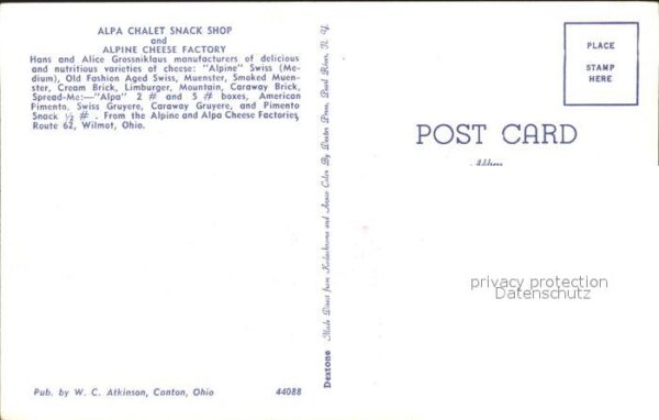 Wilmot Ohio Alpa Chalet Alpine Cheese Factory – Bild 2