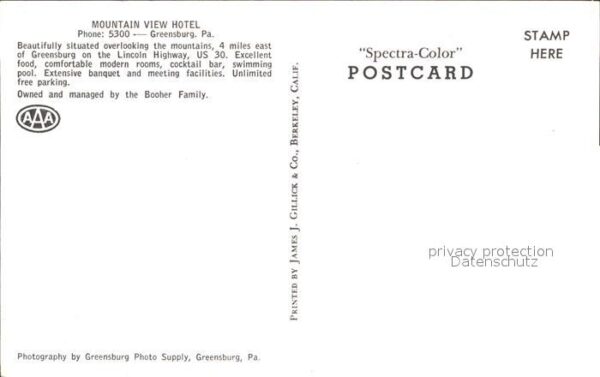 Greensburg Pennsylvania Mountain View Hotel – Bild 2