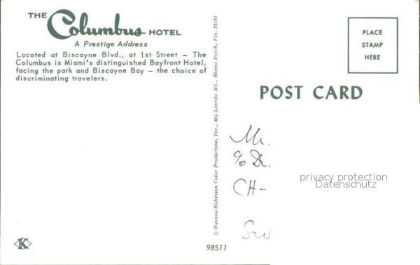 Miami Florida Columbus Hotel – Bild 2